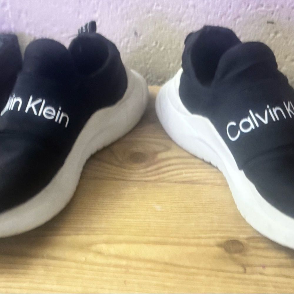 Calvin Klein Kids Black and White Sneakers